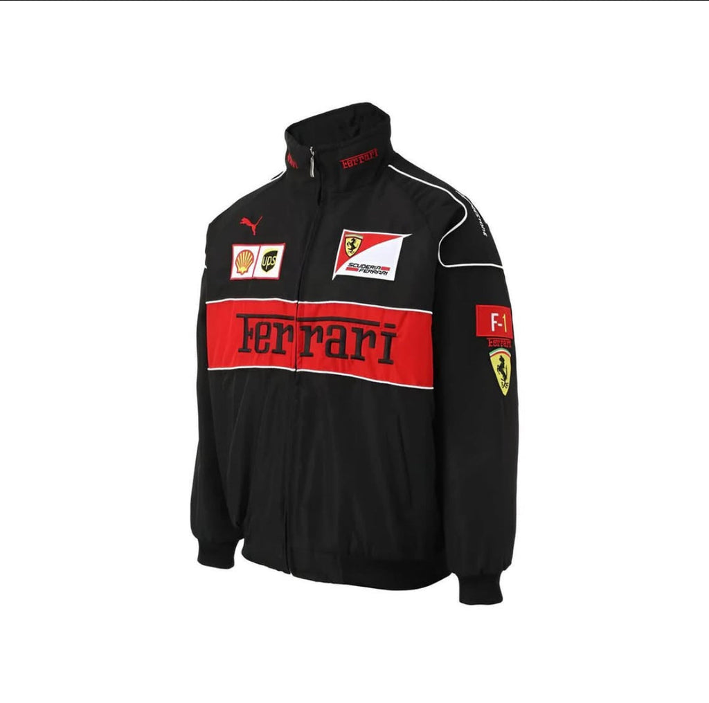 Ferrari F1 Racing Black Jacket