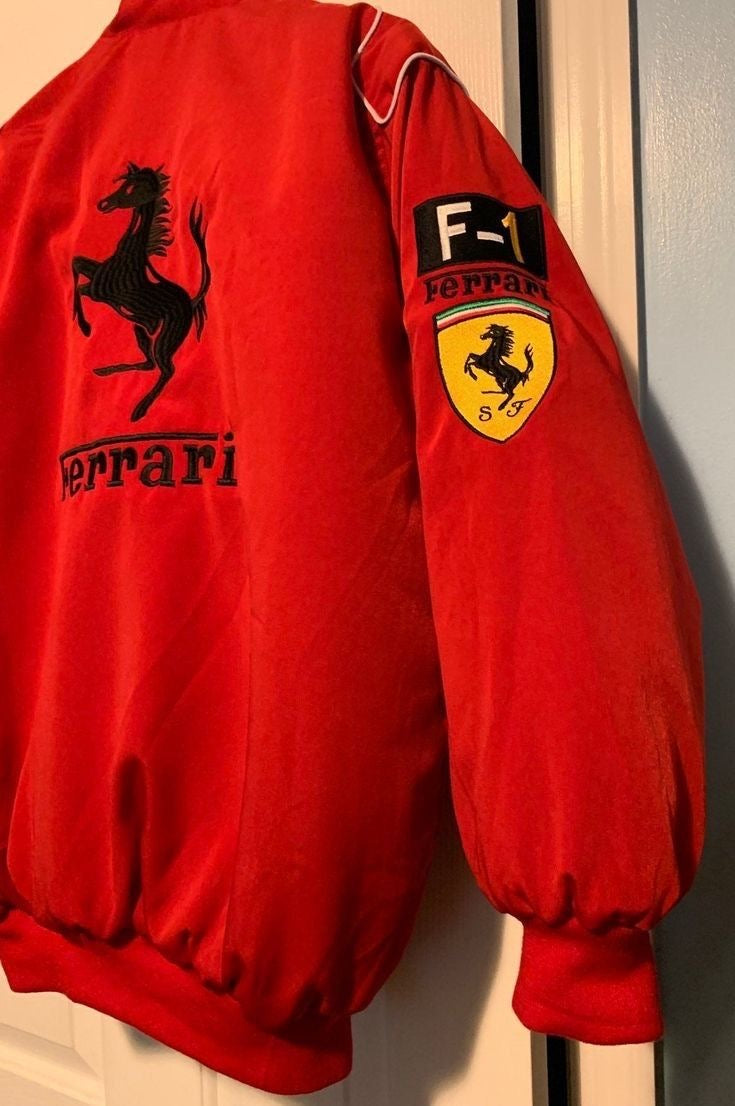 Ferrari F1 Red Racer Jacket  _ urbanhide