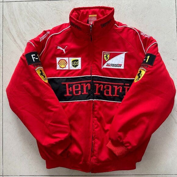 Ferrari F1 Red Racer Jacket  _ urbanhide