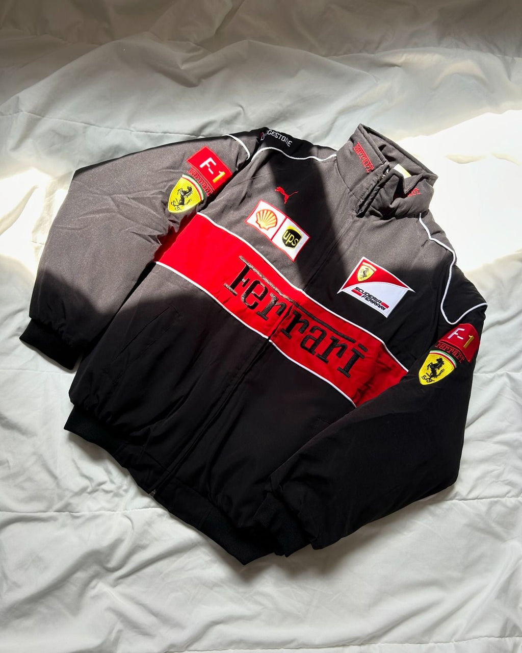 Ferrari F1 Racing Black Jacket