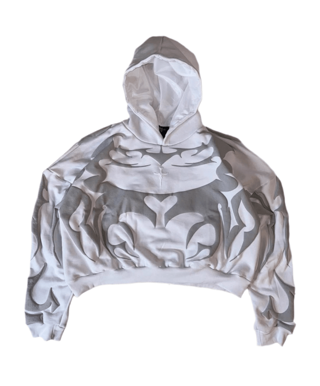 Ghost White Delta Hoodie - Warmsouls