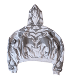 Ghost White Delta Hoodie - Warmsouls